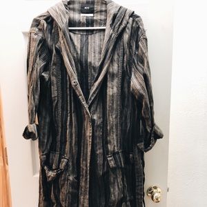 BDG Long Hooded Jacket